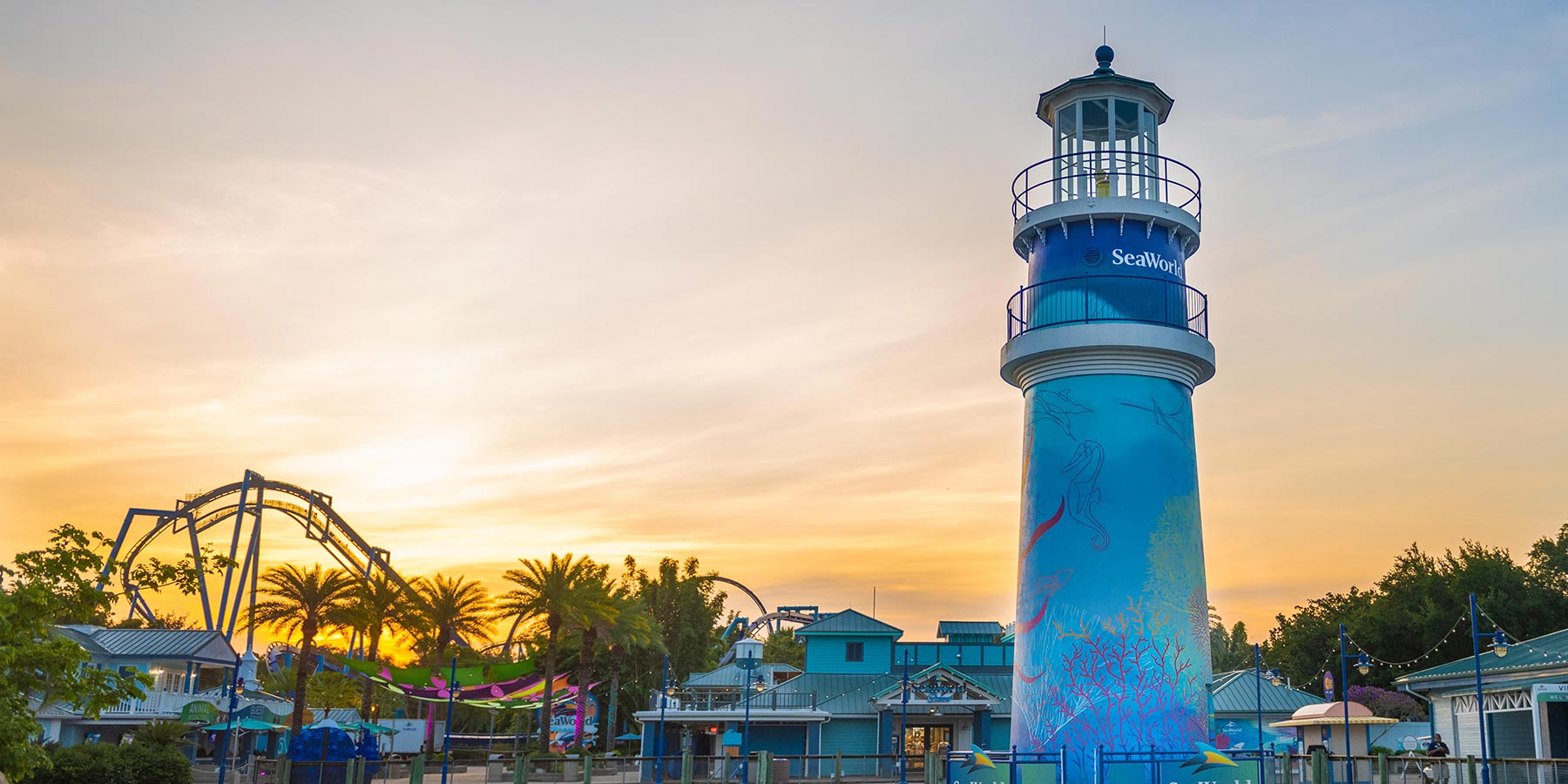 SeaWorld Orlando Lighthouse Entrance