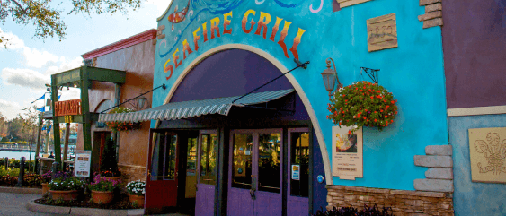 Exterior of Seafire Grill
