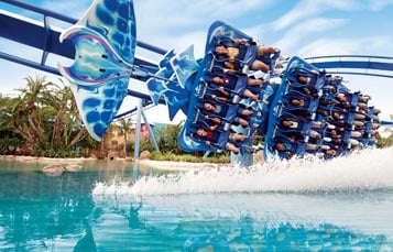 Manta Roller Coaster at SeaWorld Orlando