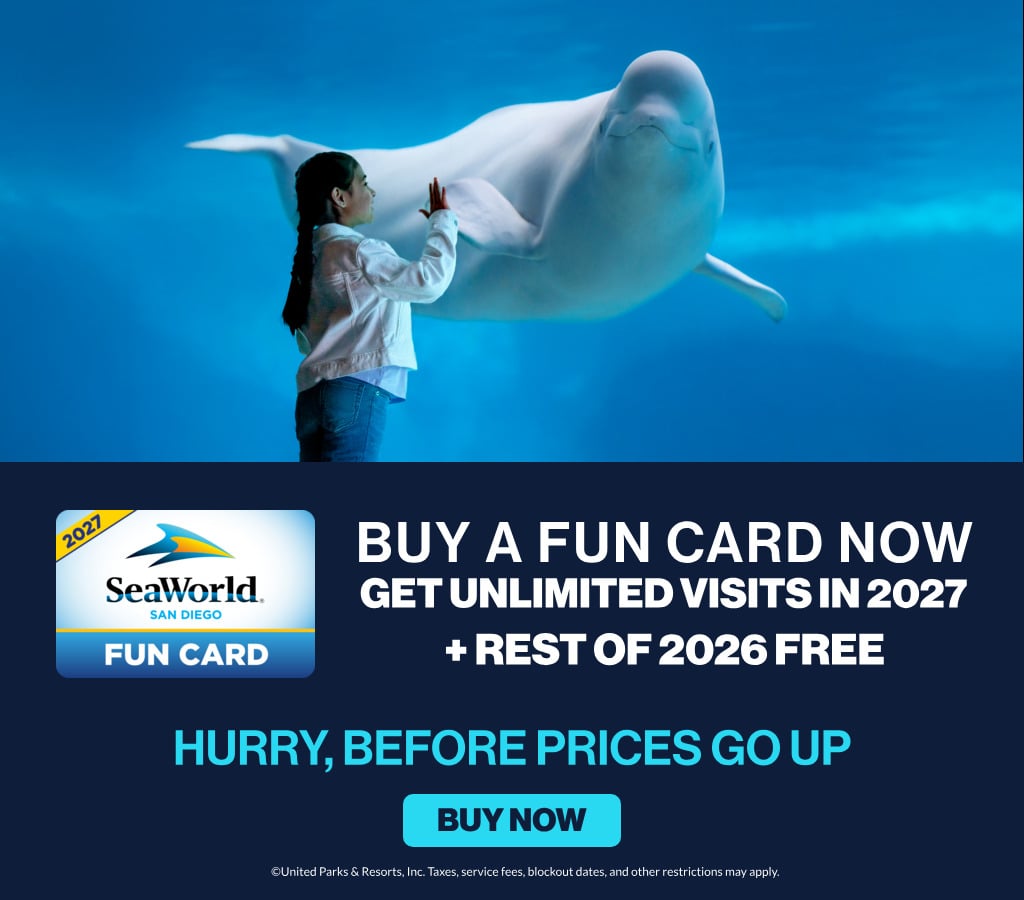 Save on Fun Cards at SeaWorld San Diego