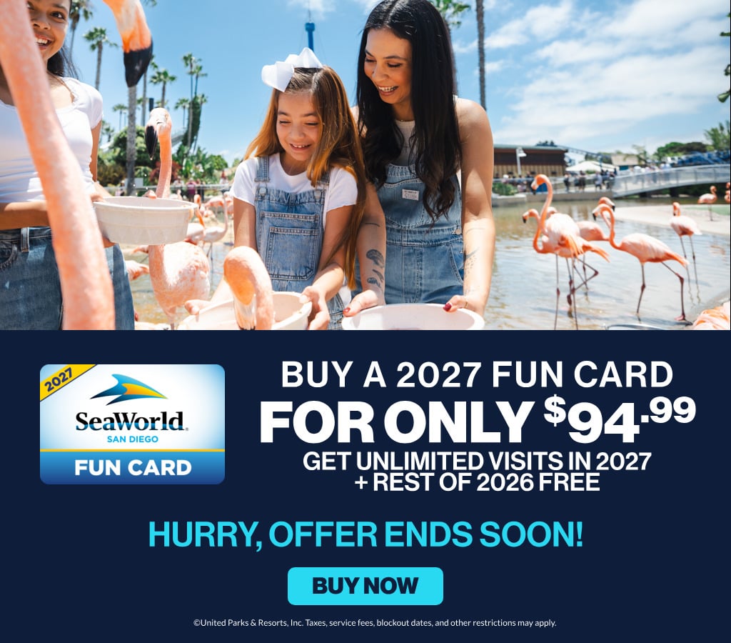 Save on admissions to SeaWorld San Diego