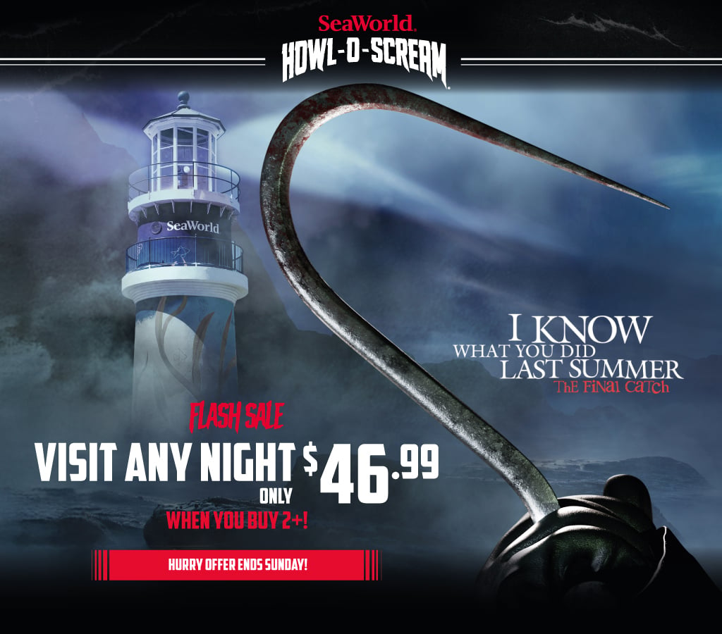 SeaWorld San Diego Howl-O-Scream Flash Sale 2026