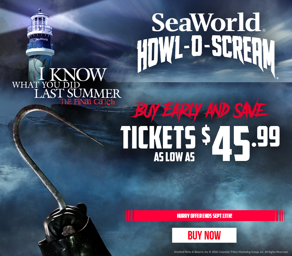 Save on admissions to Howl-O-Scream at SeaWorld San Diego