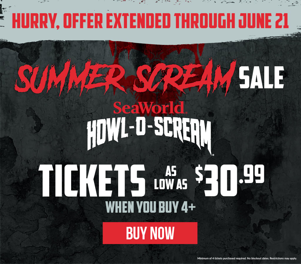 Howl-O-Scream Summer Scream Sale Promo