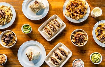 Hibisco Modern Mexican Food Selection