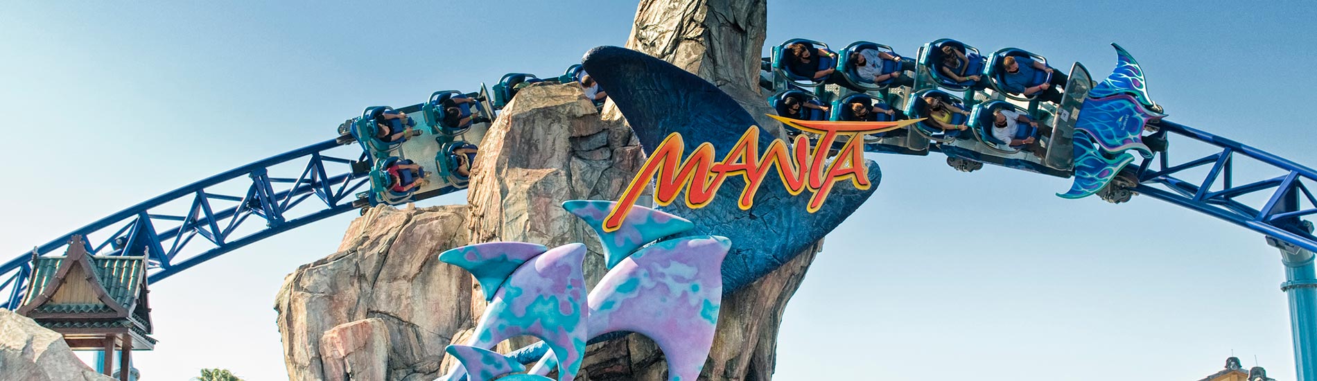 Manta Roller Coaster at SeaWorld San Diego