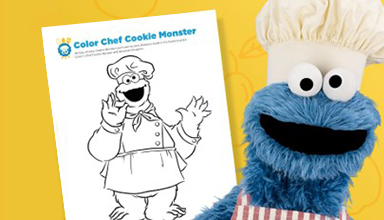 Chef Cookie Monster