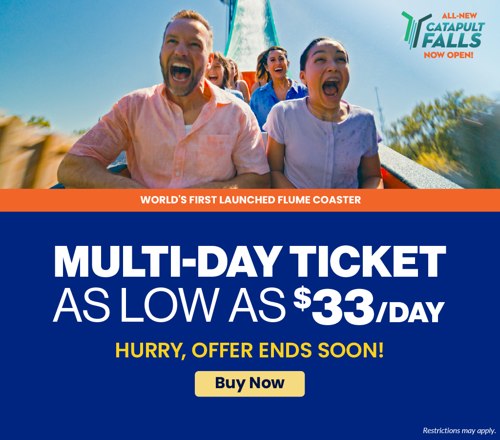 Multi-Day Ticket as low as $33/Day