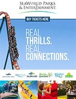 SeaWorld Parks and Entertainment Counter Card