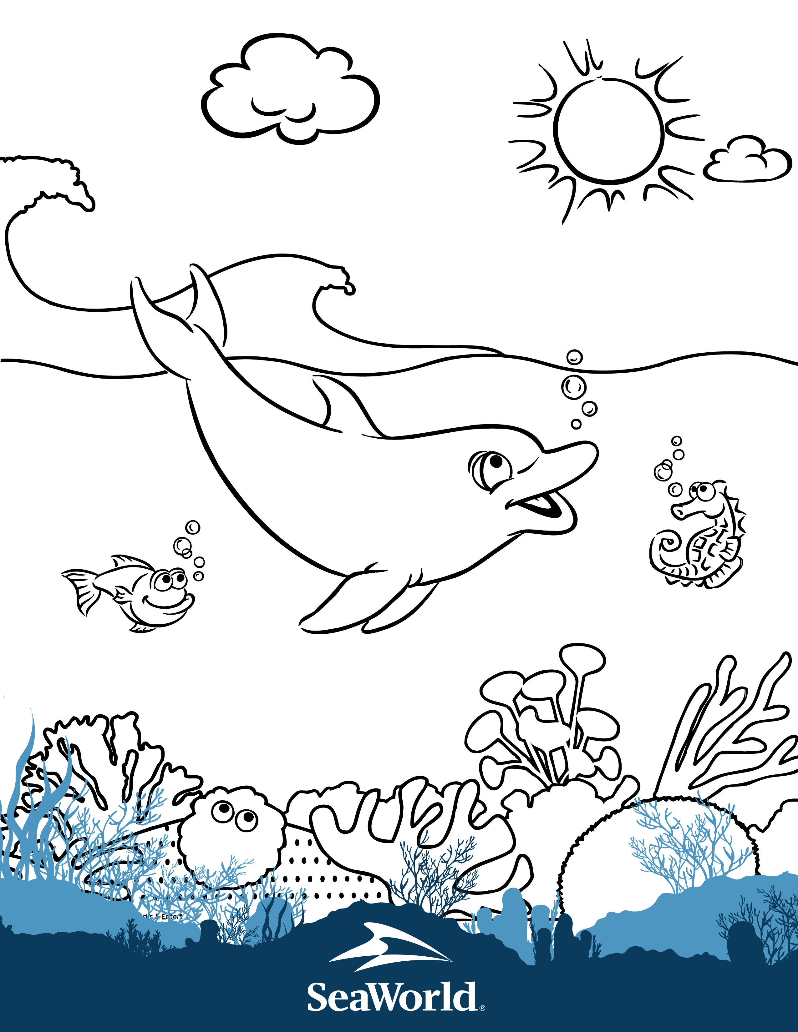 Coloring Pages & Games   SeaWorld