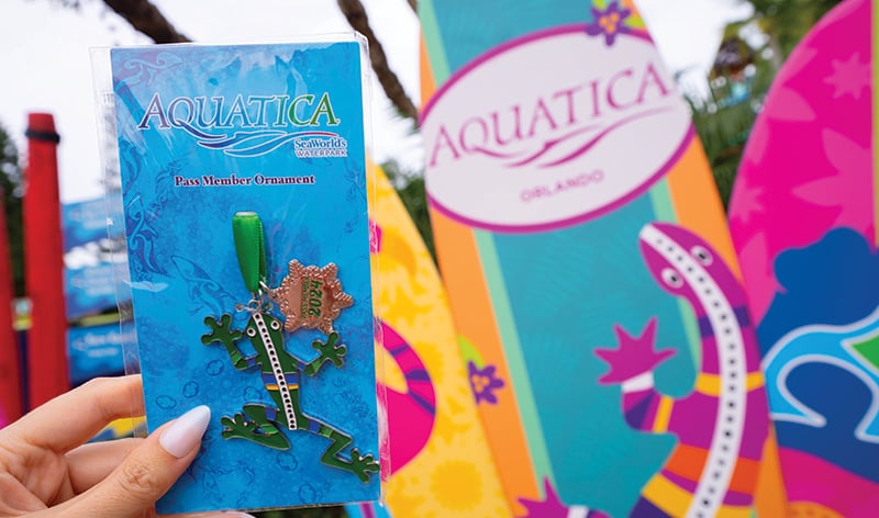 Aqautica Orlando Pass Member Christmas Ornament