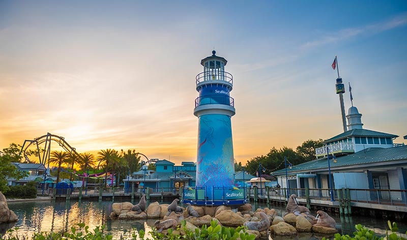 SeaWorld Orlando lighthouse entrance