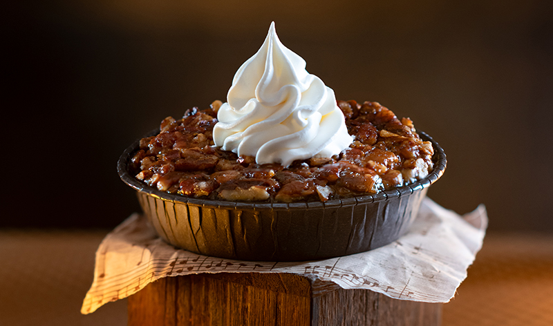 Bourbon Pecan Pie with Caramel