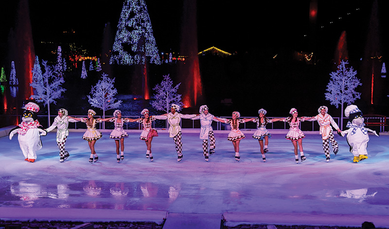Ice Skating Show at SeaWorld Orlando's Christmas Celebration