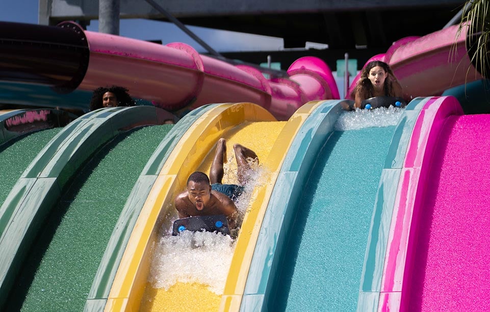 Taumata Racer waterslide at Aquatica