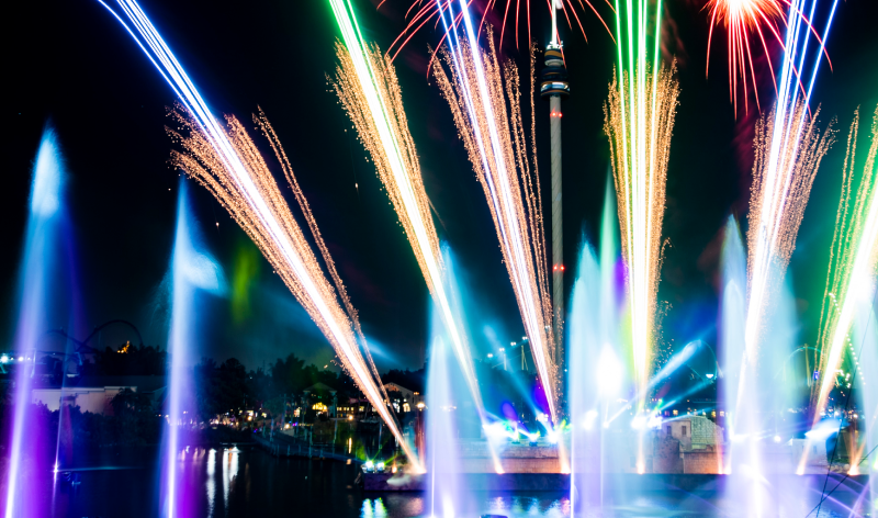 Fireworks at SeaWorld Orlando