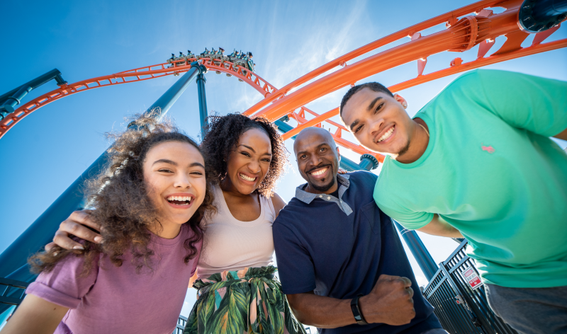 Family at SeaWorld Orlando Ice Breaker
