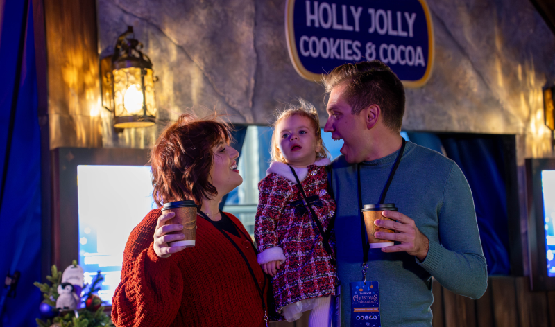 Family at Christmas Celebration