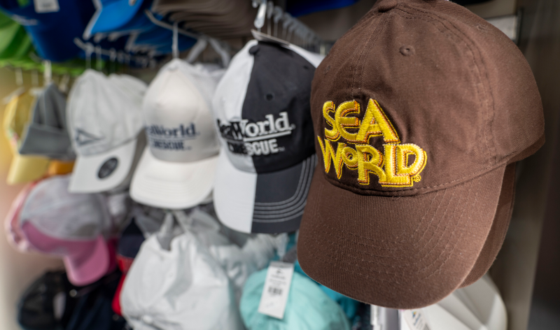 Baseball hats SeaWorld Orlando