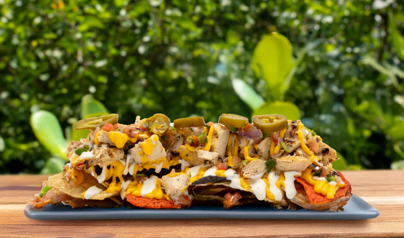 Loaded Nachos Flamecraft Bar SeaWorld Orlando
