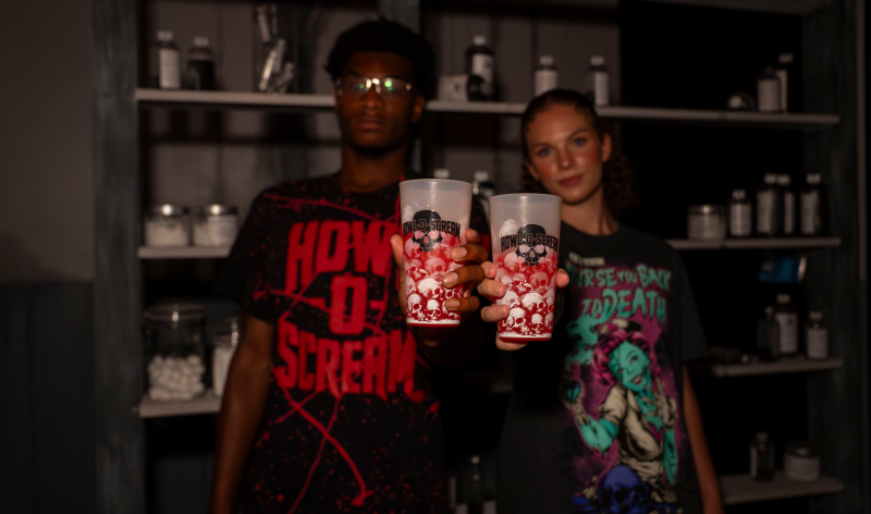 Howl-O-Scream cups