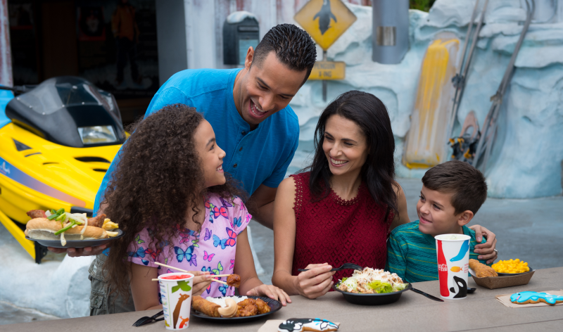 Family at SeaWorld Orlando