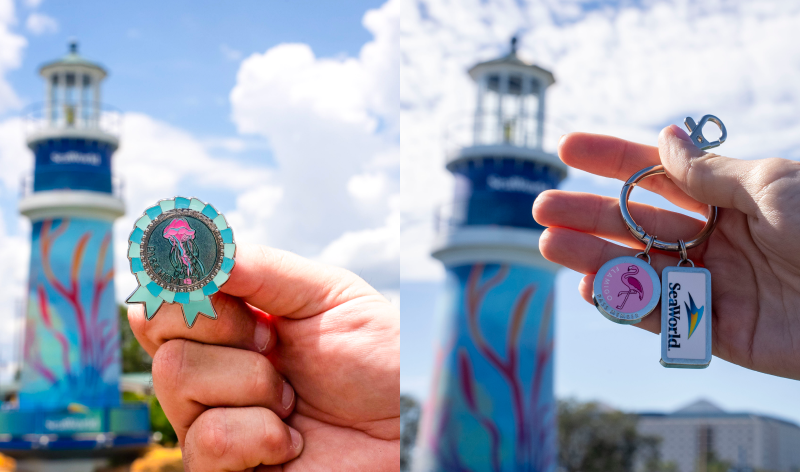 Pin and Keychain