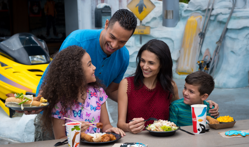 Family at SeaWorld Orlando
