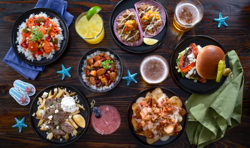 Variety of Seven Seas Food Festival food offerings