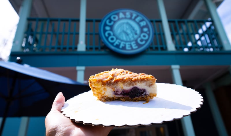 Blueberry cheesecake