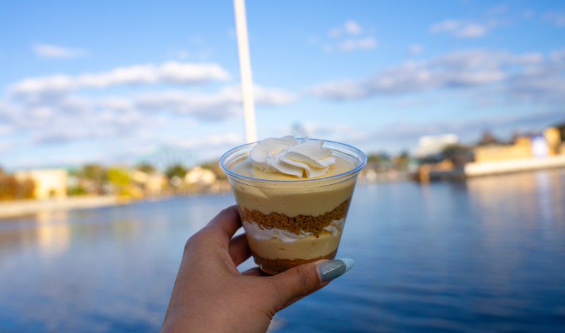 Key lime pie in a cup