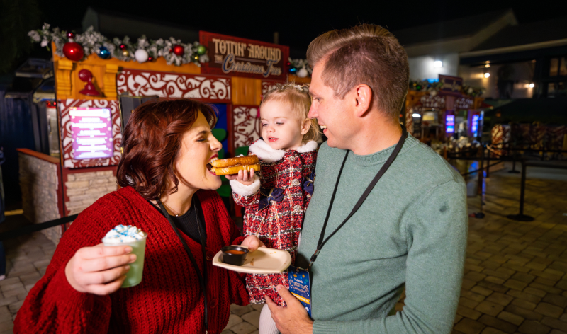Family at Christmas Celebration