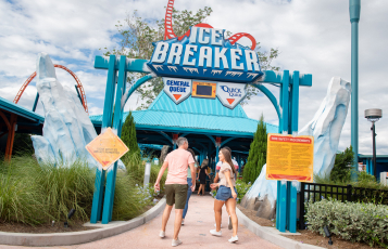 Ice Breaker roller coaster