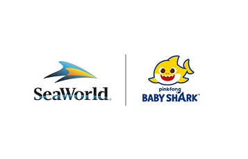 seaworld and baby shark logos