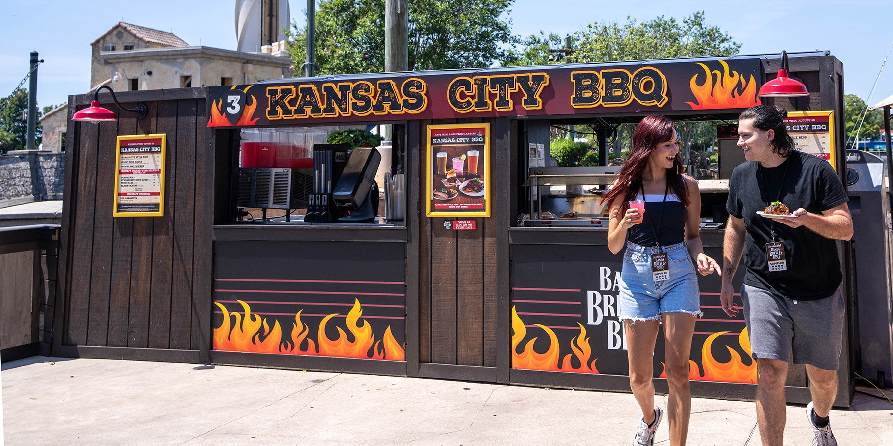 BBQ booth at SeaWorld Orlando