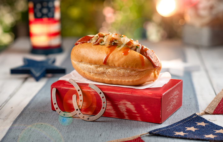 Grilled Beef Hot Dog