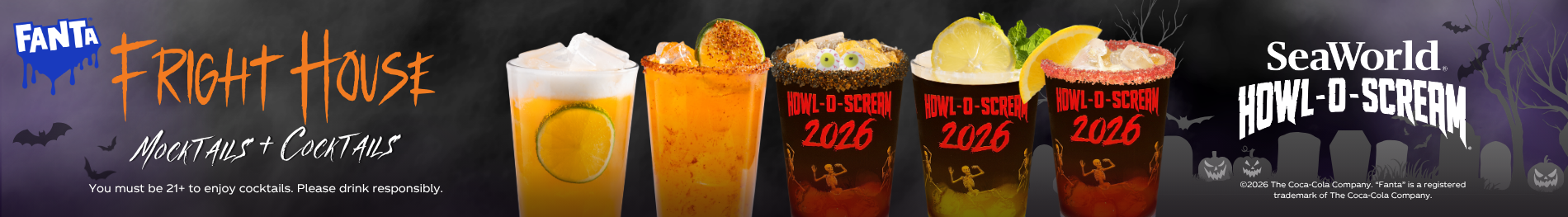 mocktails and cocktails.