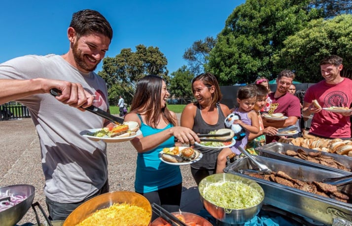 Picnic buffet