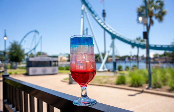 Colorful cocktail