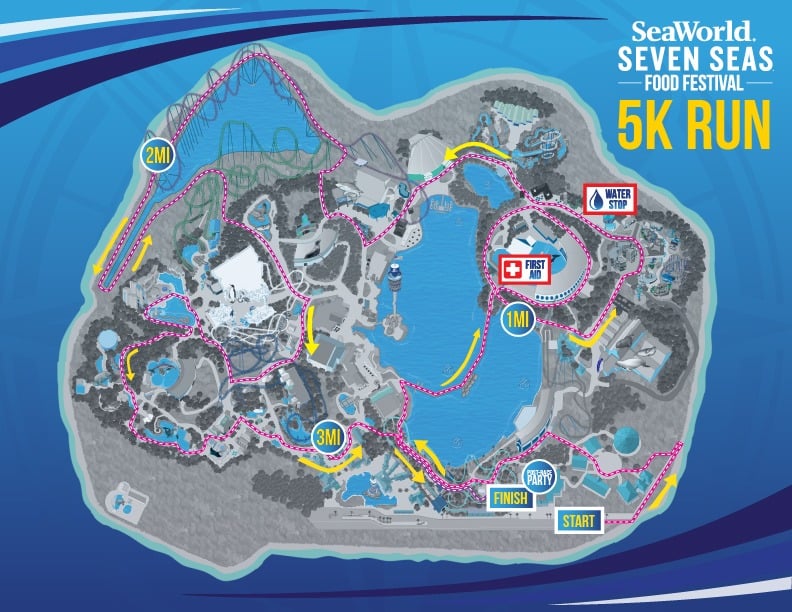 SeaWorld Orlando Seven Seas Food Festival 5k Run