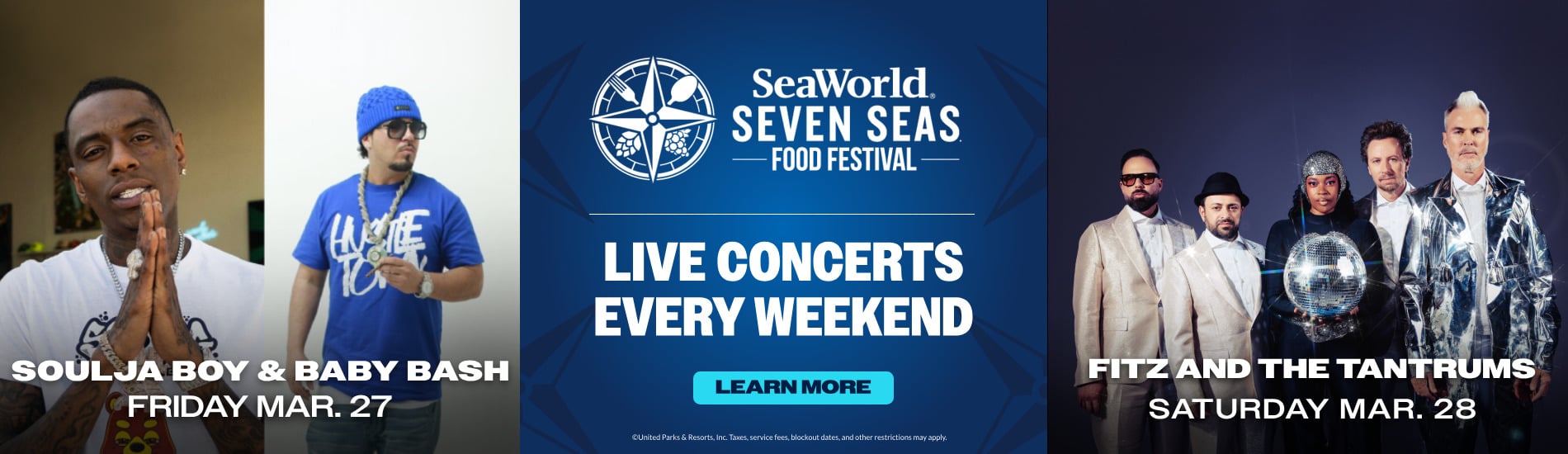 Soulja Boy & Baby Bash and Fitz and the Tantrums in concert