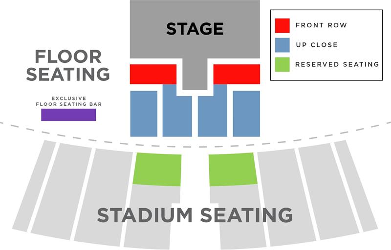 Seven Seas Concert Seating