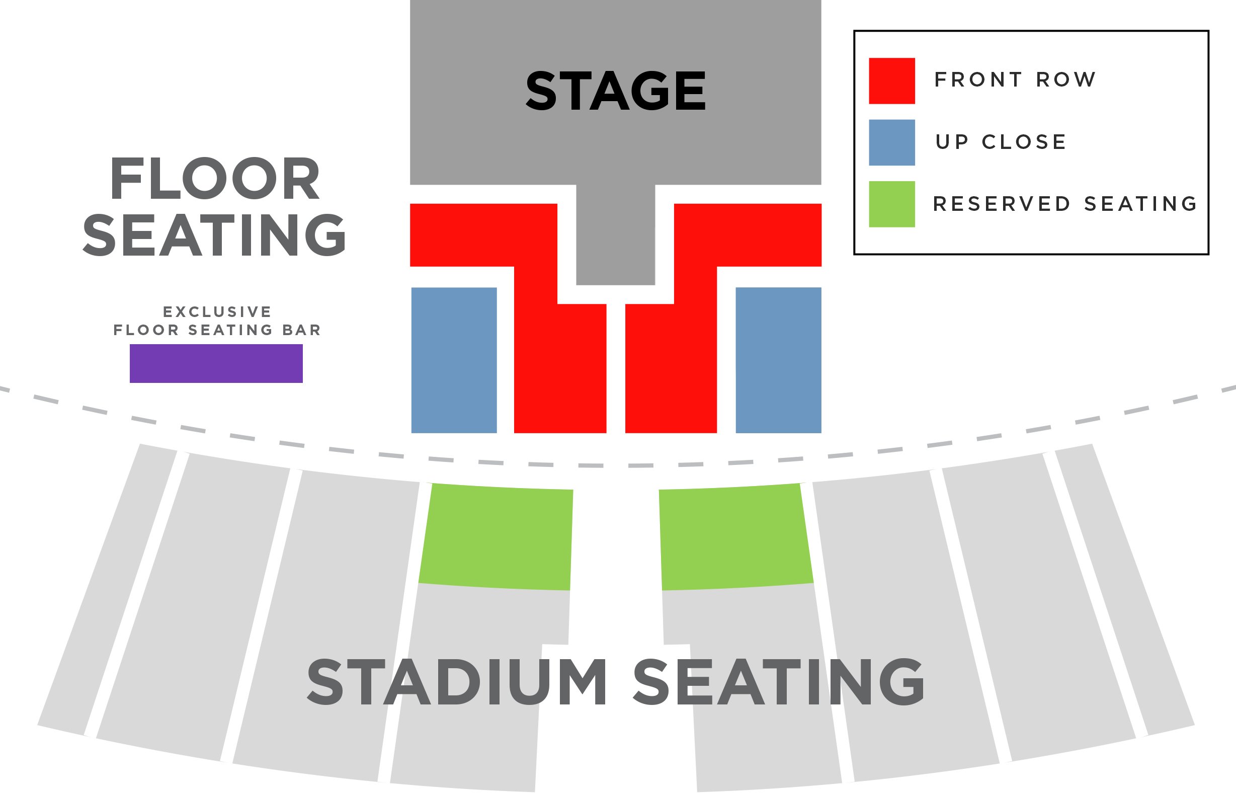 Seven Seas Concert Seating