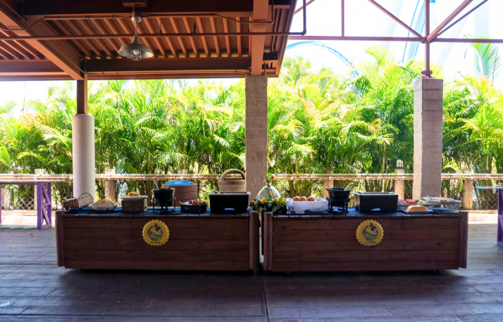 Seaworld Front desk.