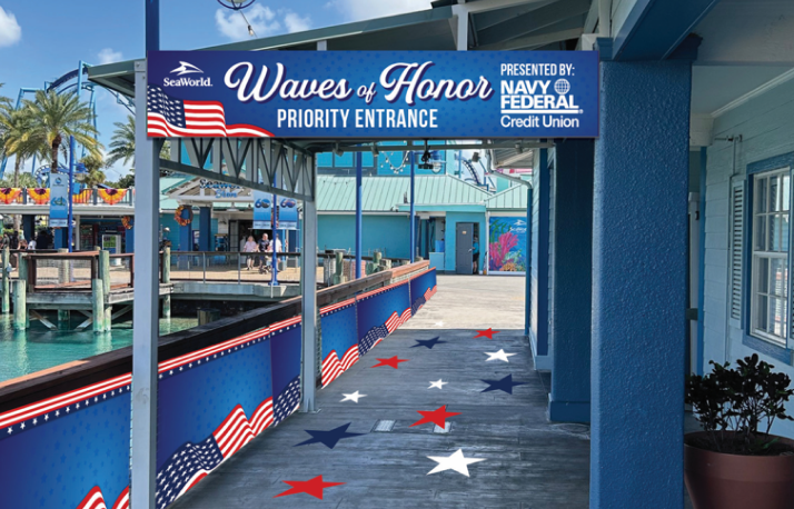 SeaWorld Waves of Honor.