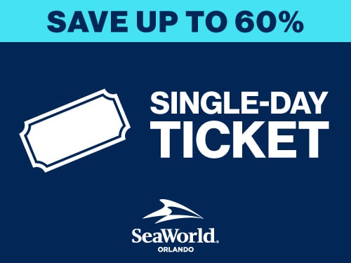 Save up to 65% on a single day ticket