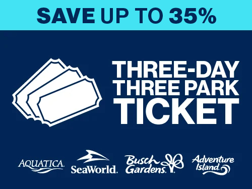 Florida Three-Day Three Park Ticket