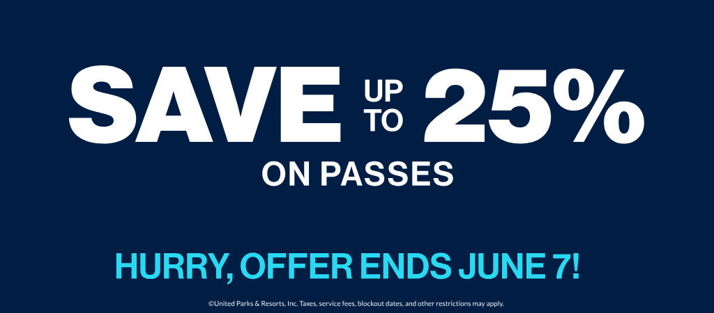 Save up to 25% on passes