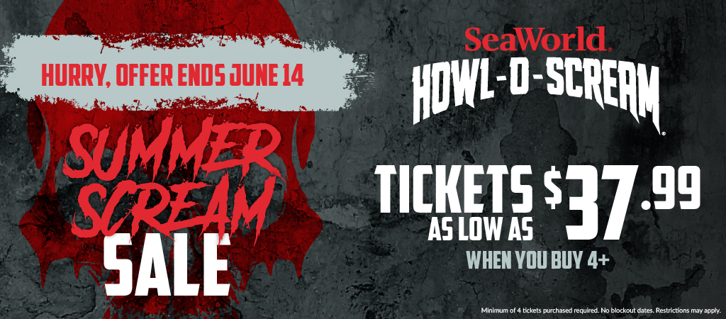 Summer Scream Sale: Tickets as low as $37.99 (when you buy 4+)