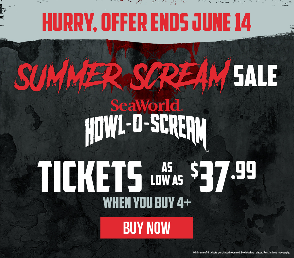 Summer Scream Sale: Tickets as low as $37.99 (when you buy 4+)